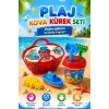 Sepetli Plaj Kova Kürek Seti 03469