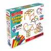 Süper Bambu Çubuklar (200 Parça) - Lego Setleri - Borular Lego - Plastik Çubuklar