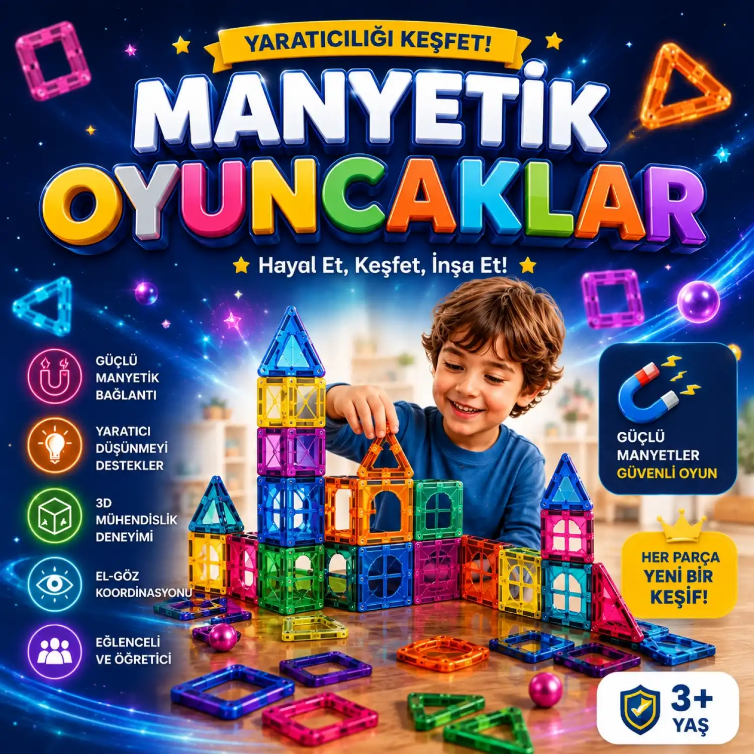 Manyetik Lego Setleri