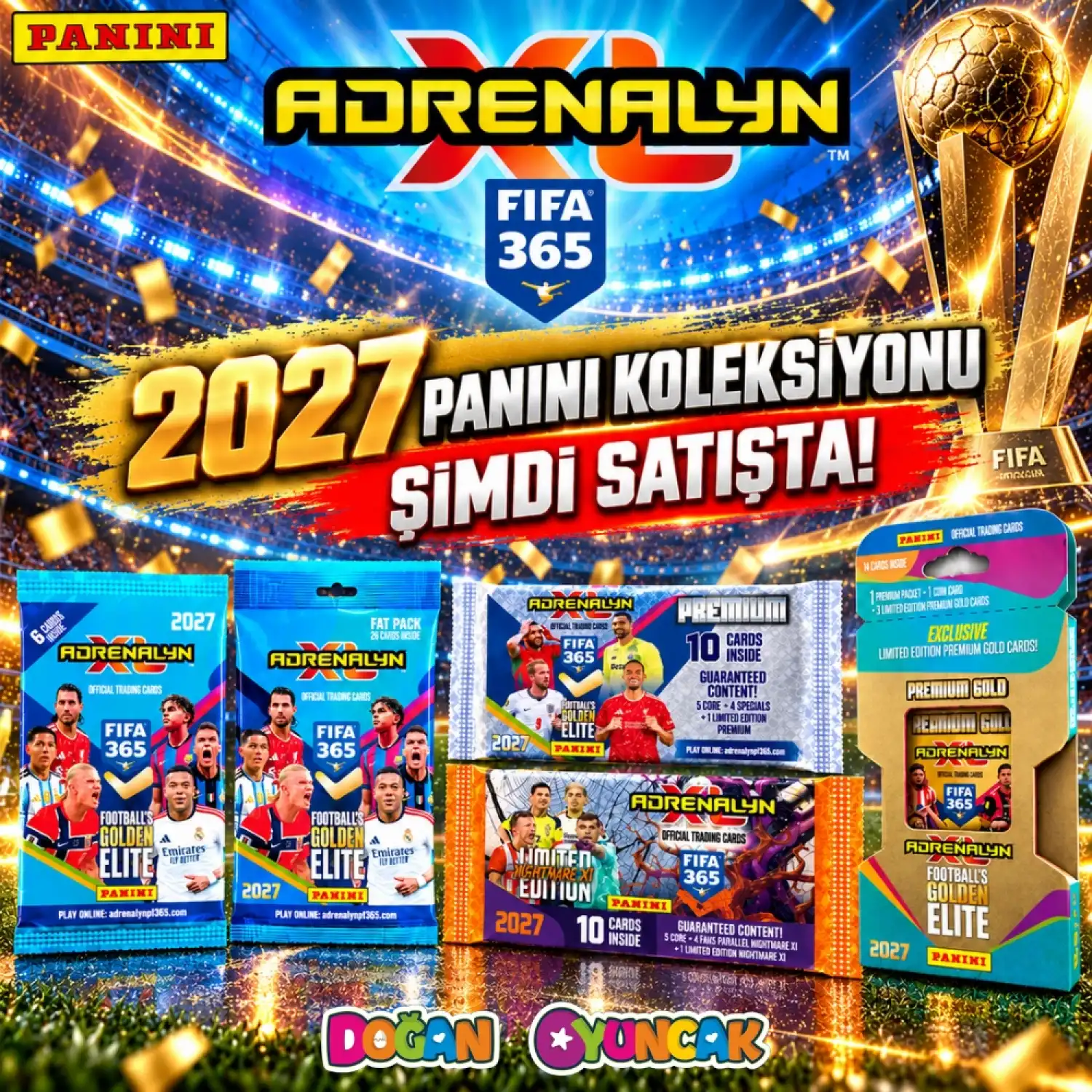 Panini Adrenaly XL 2027 Kart Koleksiyonu