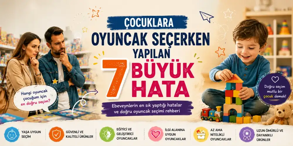 Çocuklara Oyuncak Seçerken Yapılan Hatalar