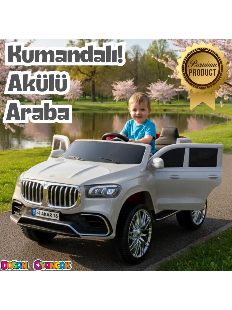 Bold GT Gri Uzaktan Kumandalı 4X2 12 Volt Akülü Araba - RC BMW Akülü Araba BMW Akülü Araç