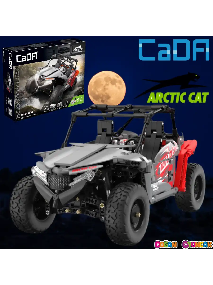 CADA Arctic Cat Wildcat XX Motorlu Araba Lego - Lego Setleri - CADA Mini Lego - Araba CADA Lego
