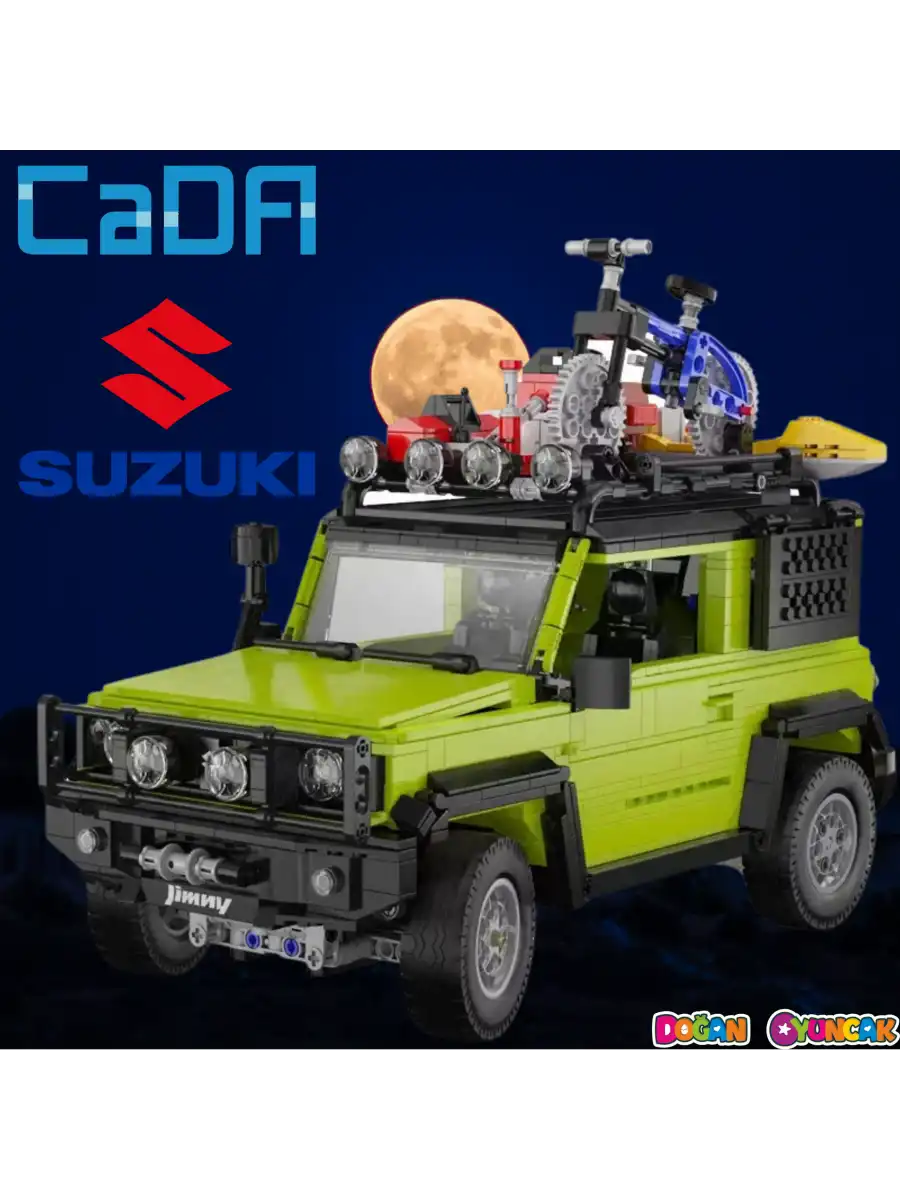 CADA Suzuki Jimny Araba Lego - Lego Setleri - CADA Mini Lego - Suzuki Jimny Araba Yarış Arabası