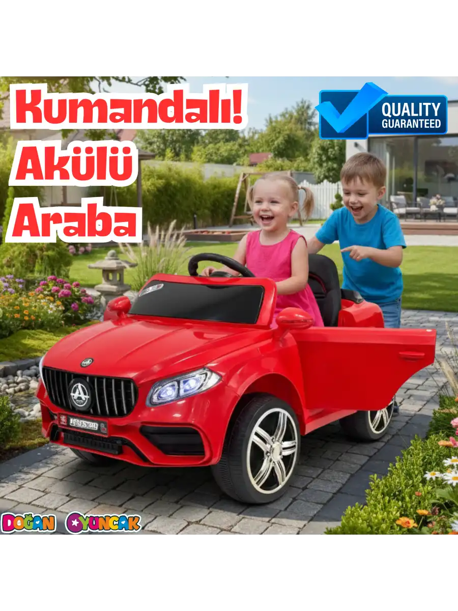Maestro GT Kırmızı Uzaktan Kumandalı 4X2 12 Volt Akülü Araba - RC Mercedes Akülü Araba