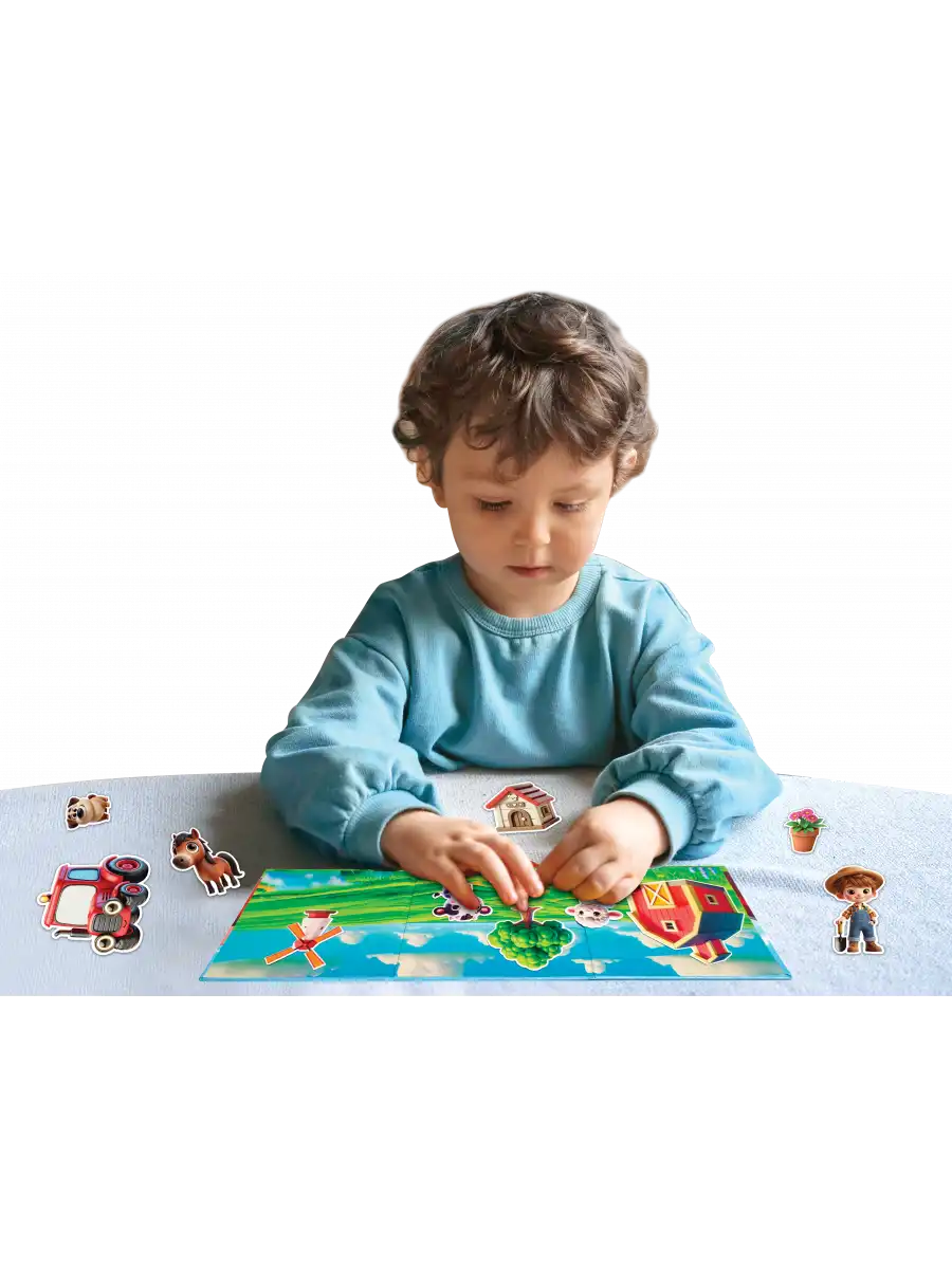 Magnetli Çiftlik Seti - Magnetli Farm Set - Magical Magnet - Çiftlik Oyunu - Hayvanlı Magnetler - Hayvanlar