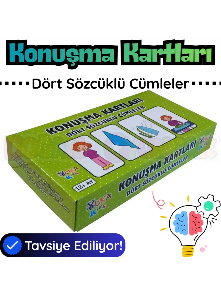 Orijinal Konuşma Kartları - Tüm Setler - Çocuklar için Konuşma Etkinliği Otizim Kartları