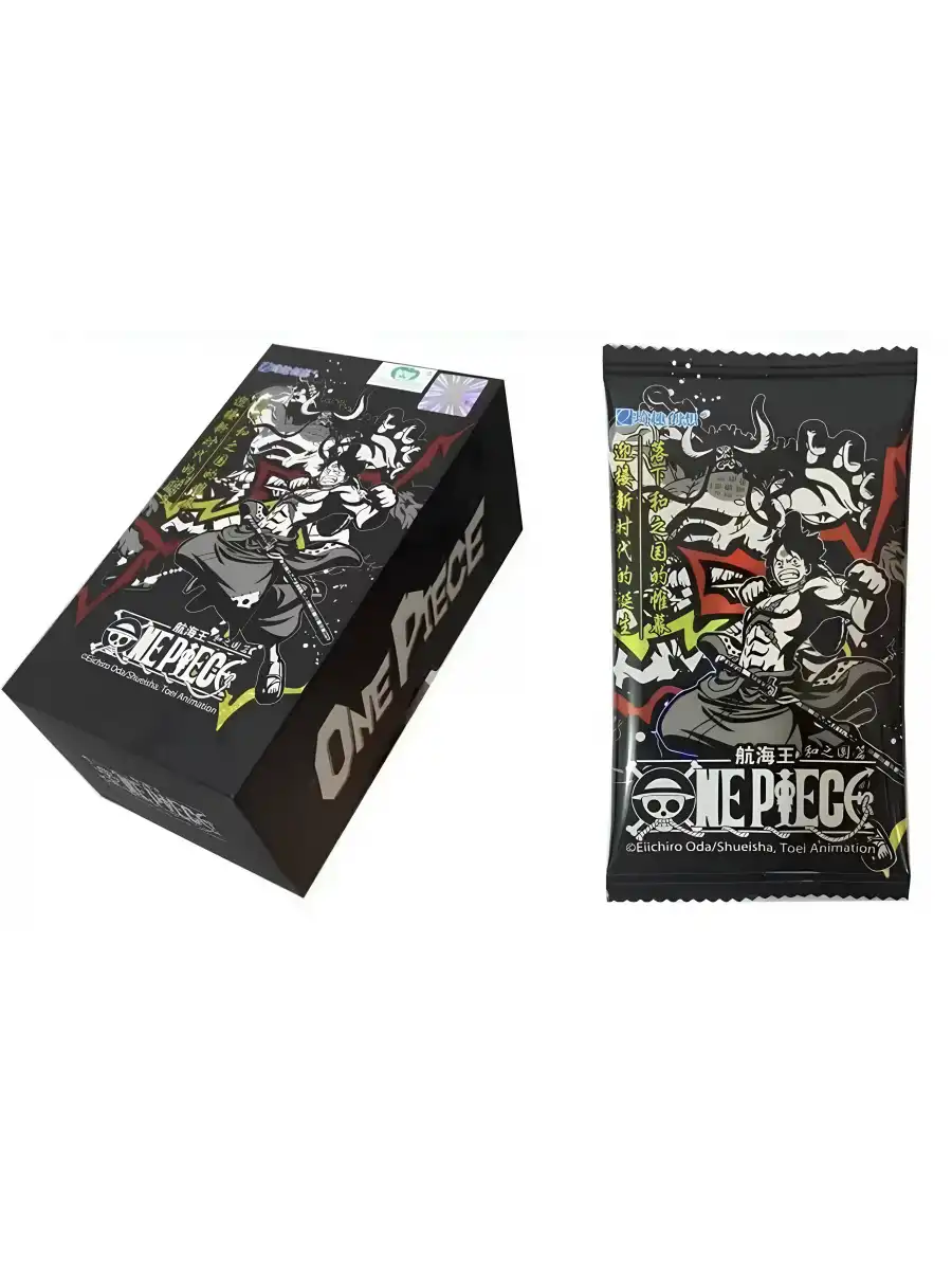 Orijinal One Piece Game Black Card Box 10 Booster Pack - One Piece Siyah Oyun Koleksiyonluk Kart One Piece Premium Kart