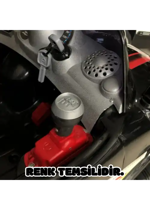 Kumandalı Mini Cooper Akülü Araba Gri - Kumandalı 12 Volt Tek Kişilik Akülü Araba Akülü JEEP - Turbo Coupe Akülü Araba