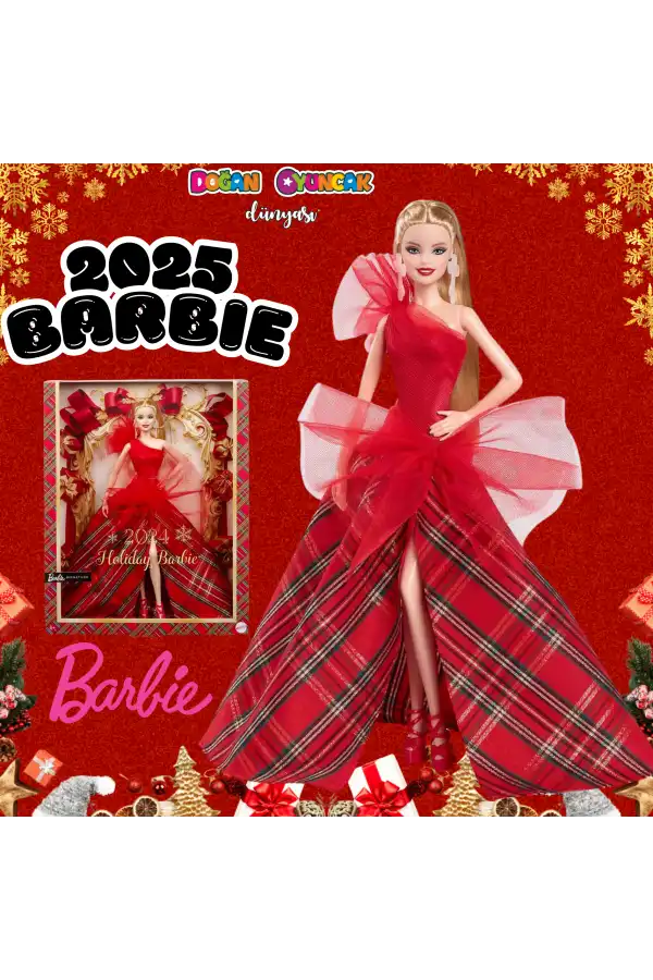 Barbie 2025 Yılbaşı Bebeği - Barbie Yılbaşı Bebek - Barbie Bebek Barbie 2024-2025 Bebeği - Holiday Barbie 2025