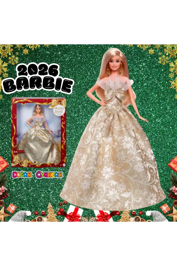 Barbie 2026 Yılbaşı Bebeği - Barbie Yılbaşı Bebek - Barbie Bebek Barbie 2025-2026 Bebeği - Holiday Barbie 2026