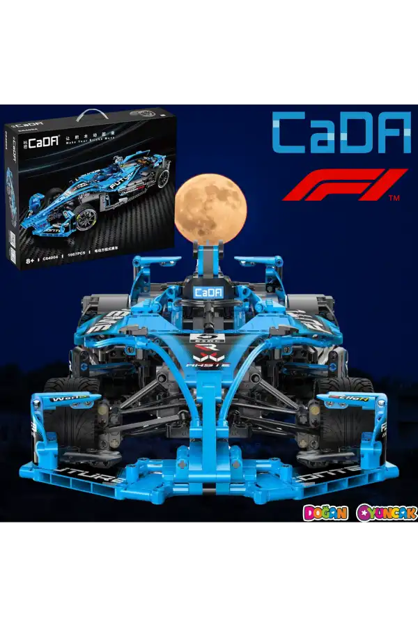 CADA FORMULA E Yarış Arabası Lego - Lego Setleri - CADA Mini Lego - F1 Formula Araba Yarış Arabası