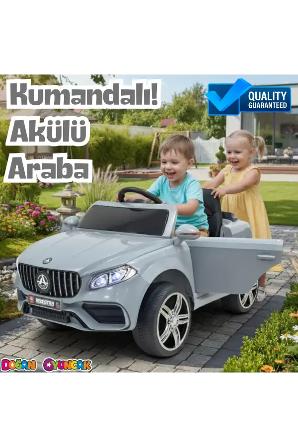 Maestro GT Gri Uzaktan Kumandalı 4X2 12 Volt Akülü Araba - RC Mercedes Akülü Araba