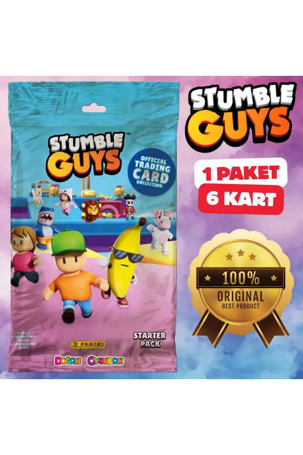 Orijinal Stumble Guys Treadin Card - Stumble Guys Oyun Kartları - Stumble Guys Koleksiyonluk Kartı Stumble Guys Kart