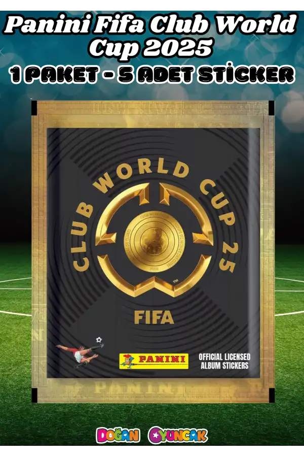 Panini FIFA Club World Cup 25 Sticker (1 Paket) - Fifa Dünya Kupası 2025 Trading Futbolcu Sticker Panini - Panini Sticker