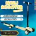 Lupa Katlanabilir Işıklı 3 Tekerlekli Sarı Scooter - Işıklı Scooter - Slikon Teker Scooter - Çocuk Scooter - İttir Git