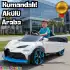 Style GT Beyaz Uzaktan Kumandalı 4X2 12 Volt Akülü Araba - RC Bugatti Divo Akülü Araba