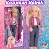 Beliz Bebek - Türkçe Konuşan Beliz Bebek - Konuşan Bebek - Fonsiyonlu Bebek - Mor
