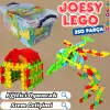 Joesy Eğitici Blok Oyunu 250 Parça - Oyuncak Lego Seti - Birbirine Geçmeli STEM Lego Seti - Eğitici Oyuncak