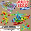 Joesy Eğitici Blok Oyunu 400 Parça - Oyuncak Lego Seti - Birbirine Geçmeli STEM Lego Seti - Eğitici Oyuncak