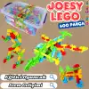 Joesy Eğitici Blok Oyunu 600 Parça - Oyuncak Lego Seti - Birbirine Geçmeli STEM Lego Seti - Eğitici Oyuncak