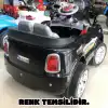 Kumandalı Mini Cooper Akülü Araba Gri - Kumandalı 12 Volt Tek Kişilik Akülü Araba Akülü JEEP - Turbo Coupe Akülü Araba
