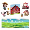 Magnetli Çiftlik Seti - Magnetli Farm Set - Magical Magnet - Çiftlik Oyunu - Hayvanlı Magnetler - Hayvanlar
