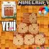 Minecraft Ağaç Gövdesi Desenli Blok Manyetik Lego Minecraft Manyetik Lego Minecraft Lego Megnetic Blocks