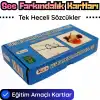 Orijinal Ses Farkındalık Kartları - Tek Heceli Sözcükler - Ses Kartları Konuşma Etkinliği Otizim Kartları