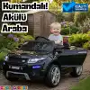 Raptor GT Siyah Uzaktan Kumandalı 4X2 12 Volt Akülü Araba - RC Land Rover Akülü Araba Range Rover