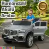 Voyage GT Gri Uzaktan Kumandalı 4X2 12 Volt Akülü Araba - RC Volvo Akülü Araba Volvo Akülü Araç
