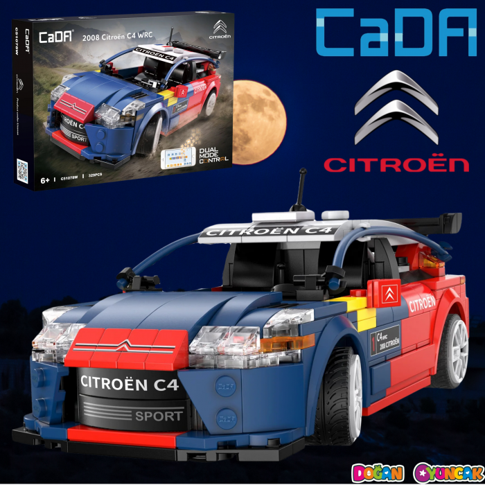 CADA Kumandalı CİTROEN C4 WRC Motorlu Araba Lego - Lego Setleri