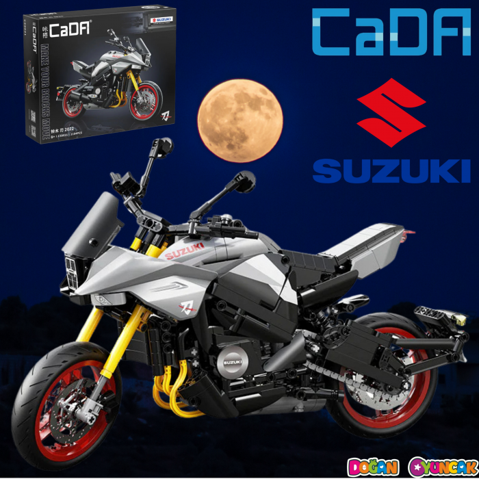 CADA Suzuki Katana 2022 Motosiklet Lego - Lego Setleri - CADA Mini