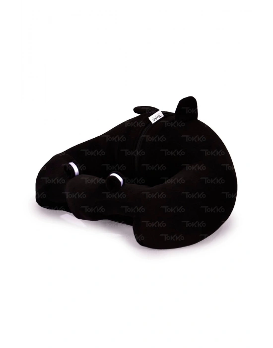 Yastık Hediyeli Bebek  Oturma Destek Minderi - Büyük Bebek Koltuğu  Siyah