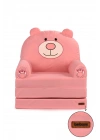 Portatif Katlanabilir Sevimli Çocuk Koltuğu - 3 Katlı Çocuk Yatak Koltuk - Taşınabilir Bebek Koltuğu