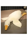 Sevimli Peluş Welsoft Çocuk Uyku Arkadaşım Uçan Kaz 75 Cm Bebek Uyku Yastığı Ördek Beyaz