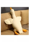 Sevimli Peluş Welsoft Çocuk Uyku Arkadaşım Uçan Kaz 75 Cm Bebek Uyku Yastığı Ördek Beyaz