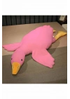 Sevimli Peluş Welsoft Çocuk Uyku Arkadaşım Uçan Kaz 75 Cm Bebek Uyku Yastığı Ördek Pembe