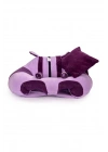 Yastık Hediyeli Bebek  Oturma Destek Minderi - Büyük Bebek Koltuğu  Lila Mor