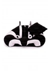 Yastık Hediyeli Bebek  Oturma Destek Minderi - Büyük Bebek Koltuğu  Siyah Beyaz