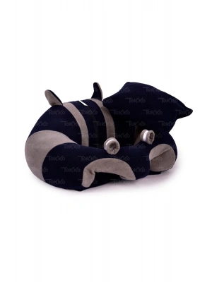 Yastık Hediyeli Bebek  Oturma Destek Minderi - Büyük Bebek Koltuğu  Lacivet Gri