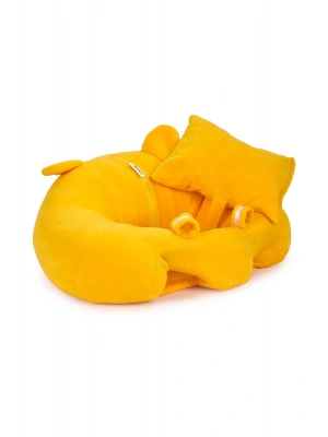 Yastık Hediyeli Bebek  Oturma Destek Minderi - Büyük Bebek Koltuğu  Sarı