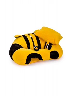 Yastık Hediyeli Bebek  Oturma Destek Minderi - Büyük Bebek Koltuğu  Sarı Siyah