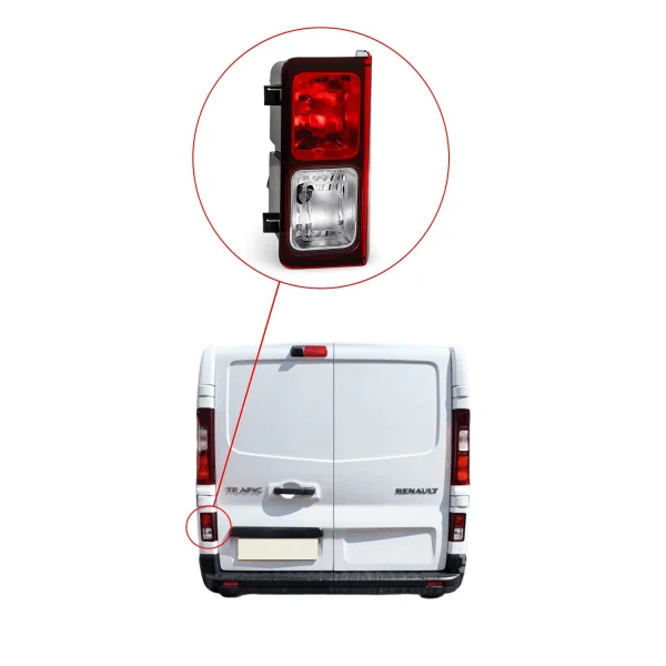 Trafic 3 - Opel Vivaro Arka Sis Lambası - SOL - 265598248R