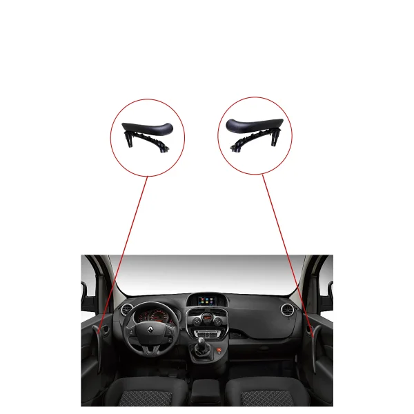 Kango 3 - III Ön Kapı İç Çekme Kolçağı Sol Sağ Takım -809544770R-8200548971-806820336R-8200548972