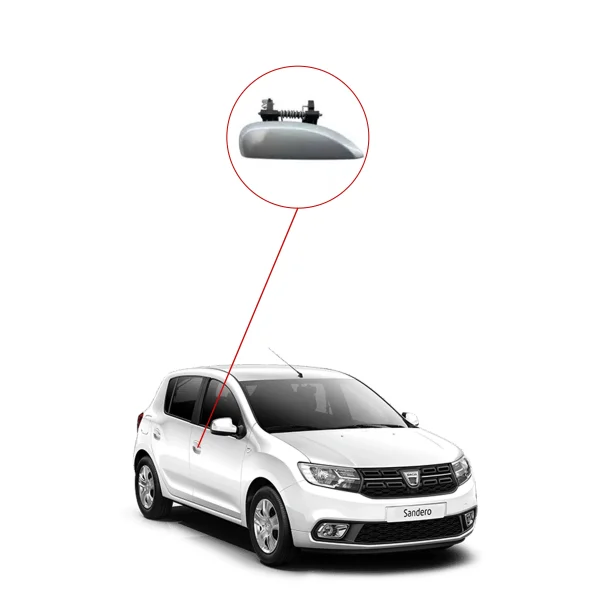 Dacia Logan 2 - Sandero 2 Sağ Kapı Dış Açma Kolu (Gri) - 806062700R