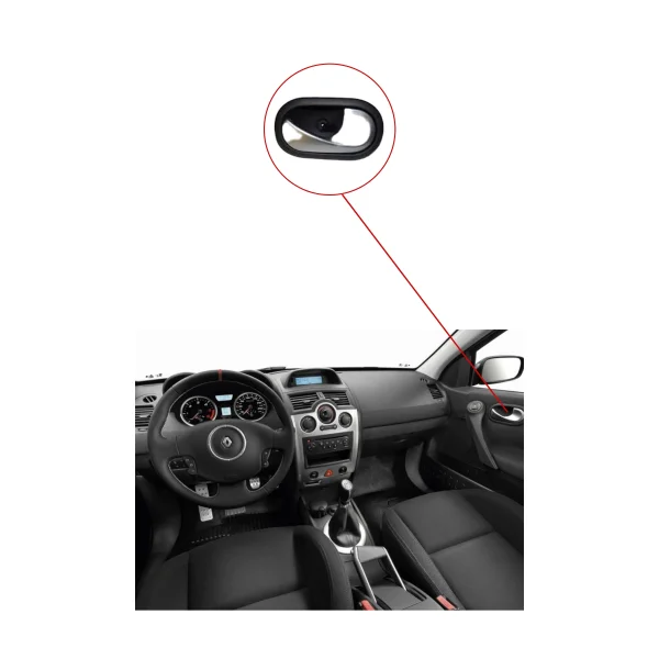 Renault Megane 2 / Clio 3 / Kangoo 3 İç Kapı Açma Kolu Krom - Sağ - 8200174074