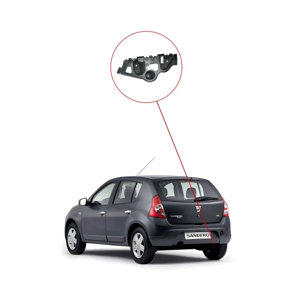 Dacia Sandero 2, Stepway Arka Tampon Broketi Ayağı - SAĞ - 850440810R