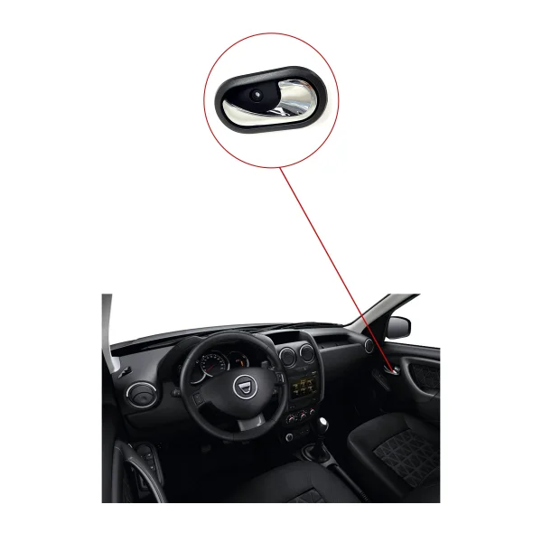 Dacia Duster Kapı İç Açma Kolu Krom - SAĞ - 806701730R