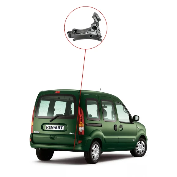 Renault Kangoo Arka Tampon Bağlantı Braketi - SAĞ - 7701478200